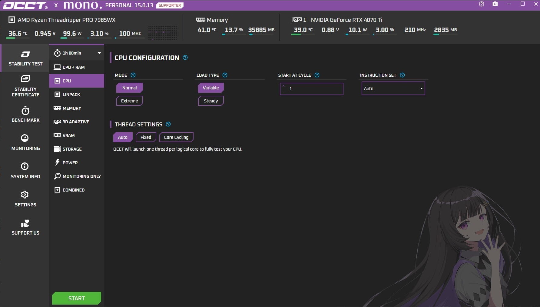 Kuroto Mono Skin for OCCT